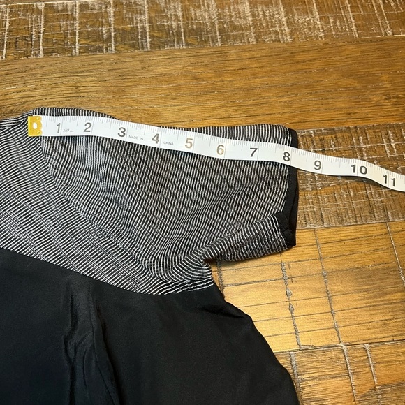 BCBGeneration Black and Gray Fit and Flare Midi Dress - Picture 7 of 13